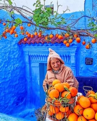 Chefchaouen Morocco Paint By Numbers
