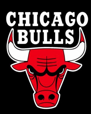 Chicago Bulls Logo paint By Numbers