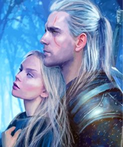 Geralt And His Lover Paint By Numbers