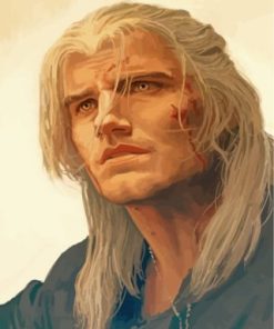 Geralt The Witch Paint By Numbers