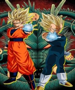 Gohan And Vegeta Dragon Ball Paint By numbers