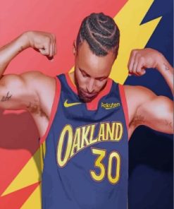 Stephen Curry Oakland Paint By Numbers