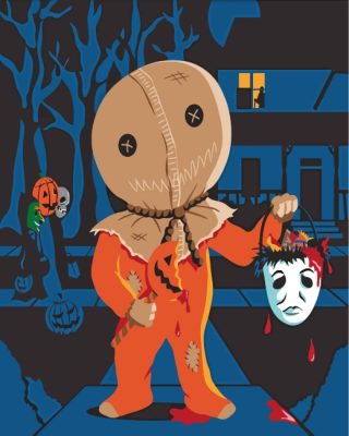 Halloween Trick r Treat Paint By Numbers