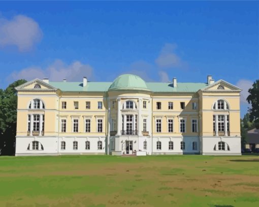 Mezotne Palace Latvia Paint By Numbers