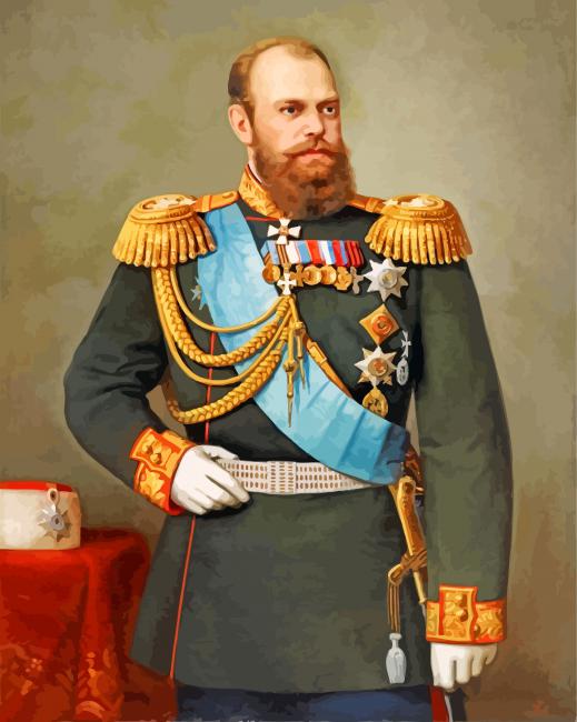 Portrait Of Alexander III Paint By Numbers