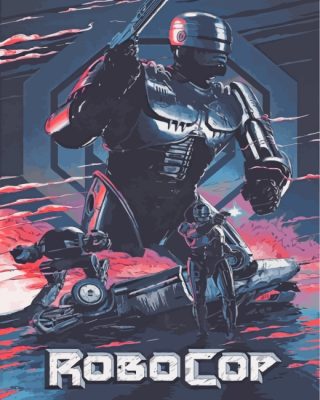 Robocop Film Paint By numbers