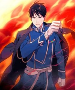 Roy Mustang Fullmetal Alchemist Paint by Numbers