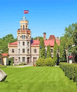 Sigulda Castle Latvia Paint By Numbers