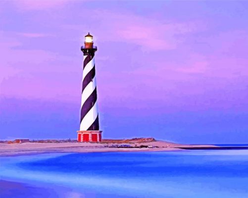 The Cape Hatteras Lighthouse Paint By Numbers