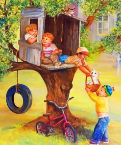 The Tree House Paint By Numbers