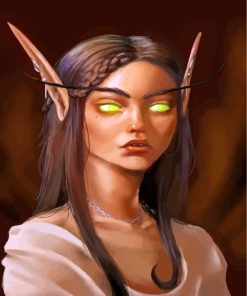 Aesthetic Elf Woman Paint By Numbers