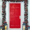 Christmas Red Door paint By Numbers