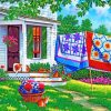Quilts In Garden Paint By Numbers
