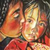 Tibetan Woman And Daughter Paint By Numbers