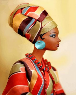 African Woman Paint By Numbers