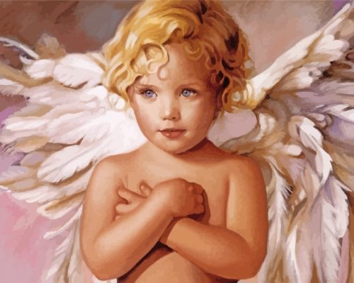 Angel Boy Paint By Numbers