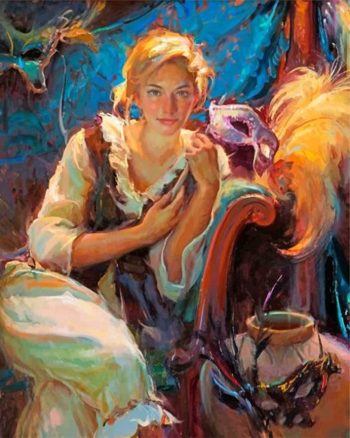 Blond Girl Paint By Numbers
