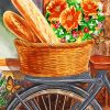 Bicycle And Basket Paint By Numbers