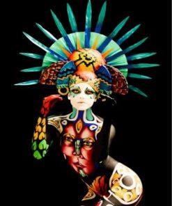 Bodypaint Woman Paint By Numbers