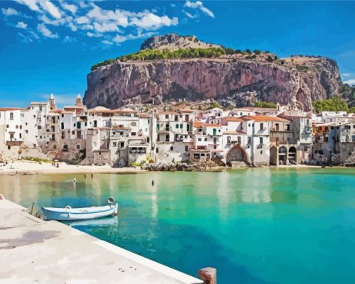 Cefalu Italy Paint By Numbers