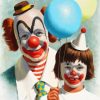 Clown And Kid paint by numbers