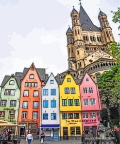 Germany Cologne City Paint By Numbers