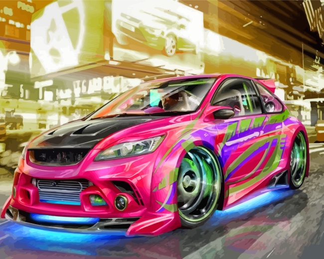 Cool Car Paint By Numbers Paint By Numbers