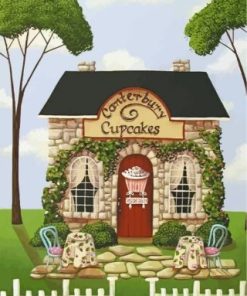 Cupcakes House Paint By Numbers