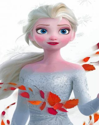 Elsa Frozen Paint By Numbers