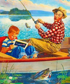 Fisherman And His Son Paint By Numbers