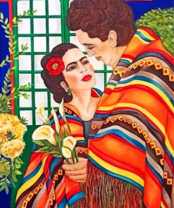 Frida And Her Husband Paint By Numbers