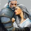 Geralt And Ciri Paint By Numbers