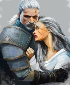 Geralt And Ciri Paint By Numbers