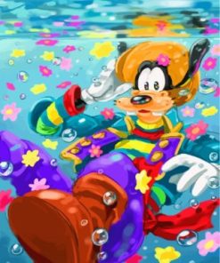 Disney Goofy Paint By Numbers