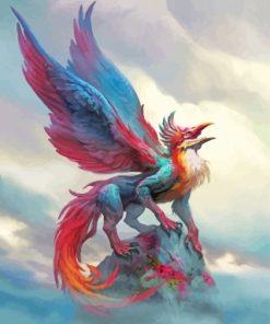 Fantasy Griffin Paint By Numbers