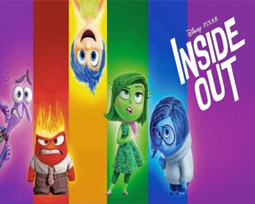 Inside Out Disney Movie Paint By Numbers