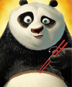 Kung Fu Panda Paint By Numbers