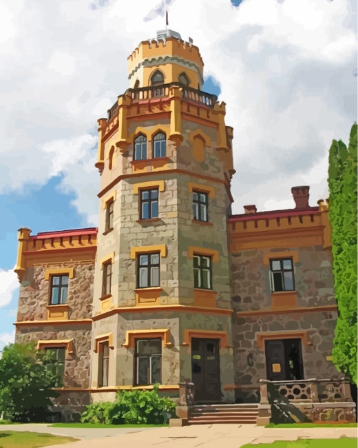 Sigulda Castle Paint By Numbers