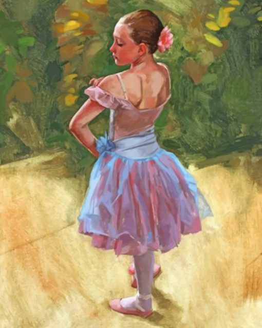 Little Ballerina Paint By Numbers