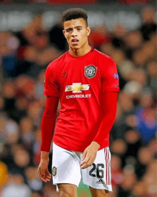 Man United Mason Greenwood Paint By Numbers