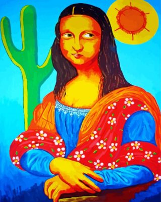 Mexican Mona Lisa Paint By Numbers