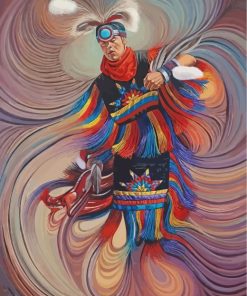Native American Man Paint By Numbers
