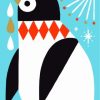 Illustration Penguin Paint By Numbers
