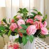 Pink Camellia Bouquet Paint By Numbers