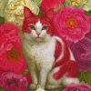 Pink Cat Paint By Numbers