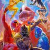Power Rangers Dino Thunder Paint By Numbers