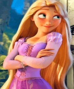 Princess Rapunzel Paint By Numbers