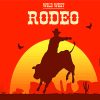 Rodeo Man Silhouette Paint By Numbers