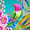 Colorful Hummingbird Paint By Numbers