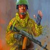Sad Soldier Paint By Numbers